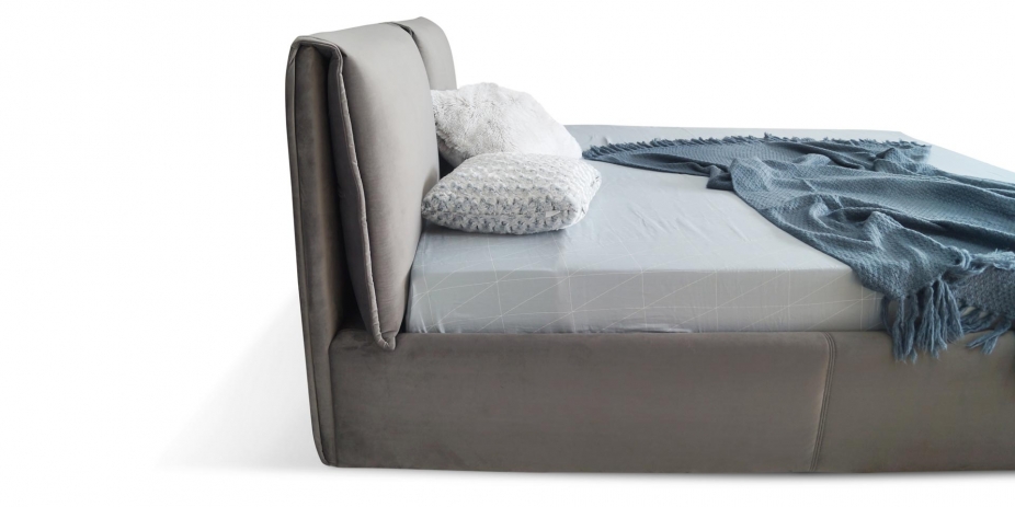 Двоспальні ліжка Кровать с мягкими подушками Гарри