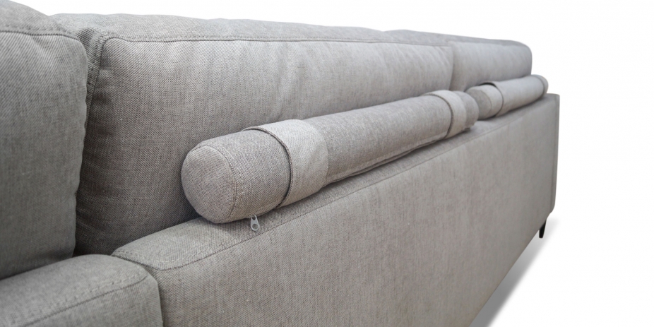 Угловые диваны Современный диван Infiniti с валиками