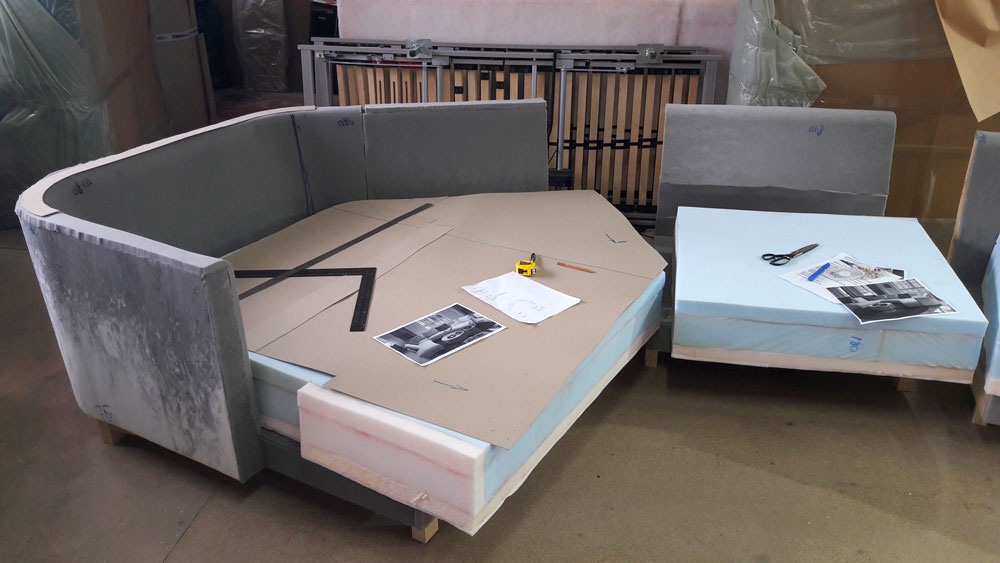 Ателье мягкой мебели - разработка дивана в мастерской в Днепре